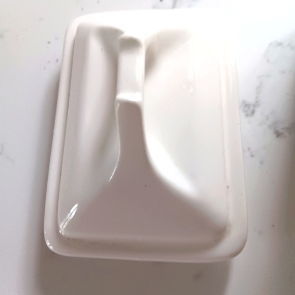 Vintage French Farmhouse Czech Porcelain Jar - Picture 3 of 4